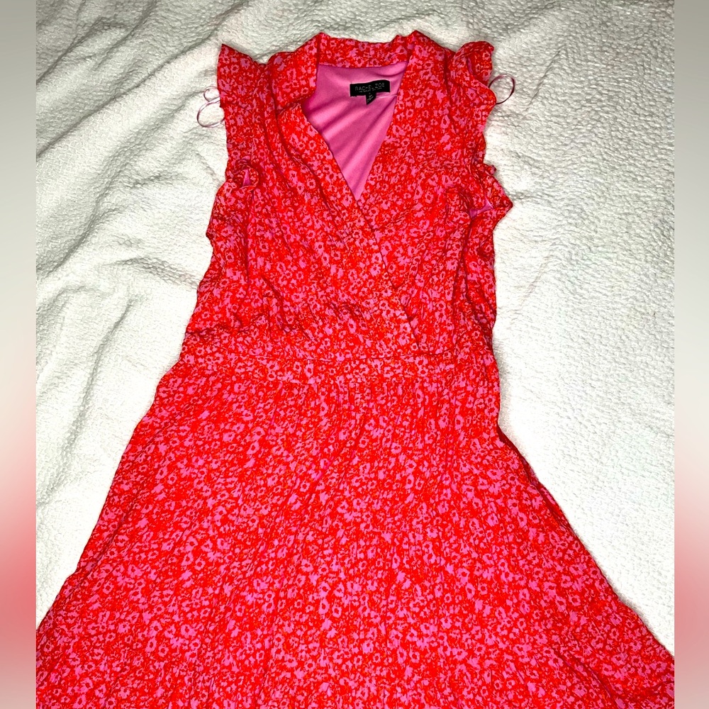 Rachel Zoe red lined dress
